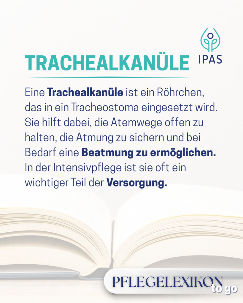 Das Bild zeigt ein Lexikon, symbolisch für Pflegelexikon: Was ist eine Trachealkanüle?